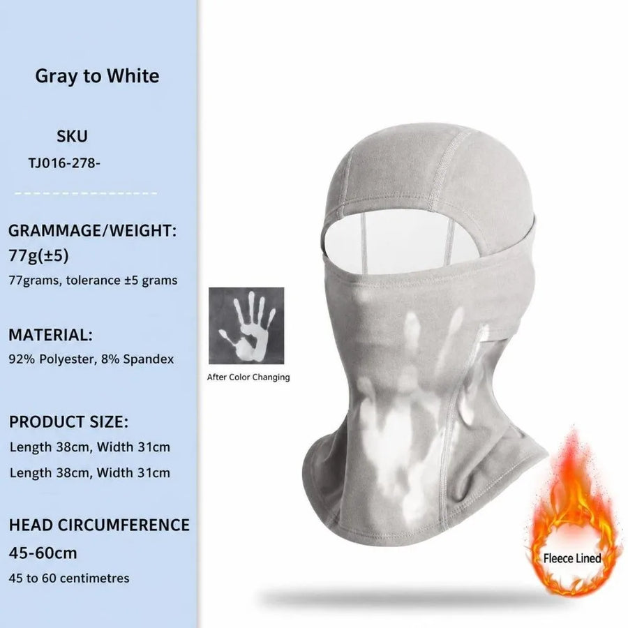 Thermochromic Color-Changing Balaclava